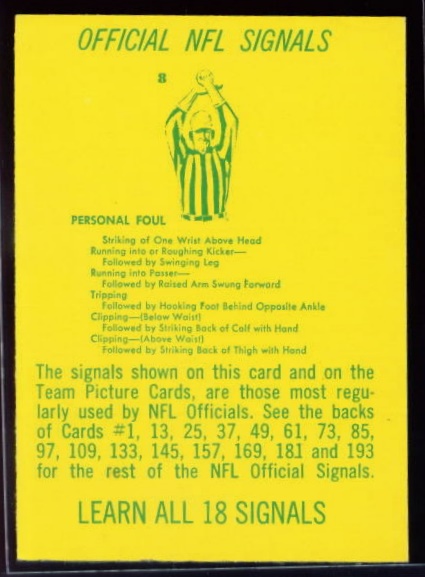 196 NFL Signals